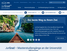 Tablet Screenshot of jurgrad.de